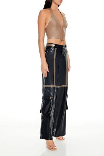 Forever 21 Suni Deri Pantolon