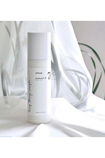 ANUA Heartleaf 70 Daily Lotion (Kuruluk için Nemlendirici Yağ Dengeleyici Losyon) 200 ml