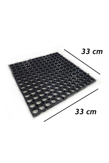 bademlerhali 6 Pcs Rubber under Mat Open Rubber - 100cm X 66cm Door Front Outdoor Mat