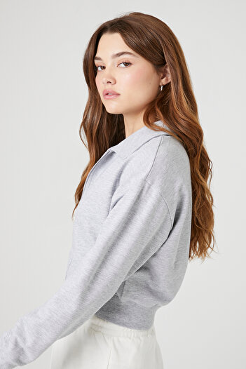 Forever 21 Fermuarlı Sweatshirt
