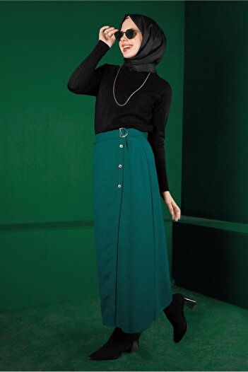 Alvina BUTTON DETAILED SKIRT 60341