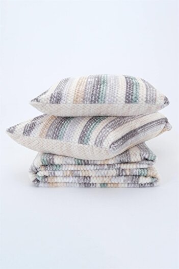 Merinos MERİNOS RELAX BATTANİYE YATAK ÖRTÜSÜ SETİ 3 PARÇA  ÇİFT KİŞİLİK