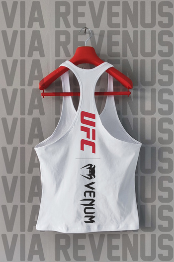 Vordevia Ufc Front and Back Printed Tank Top Sports Singlet