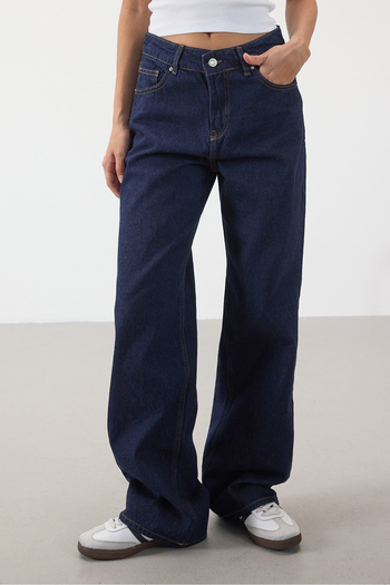 Addax Wide Leg Jeans - Pn8584-Pnp