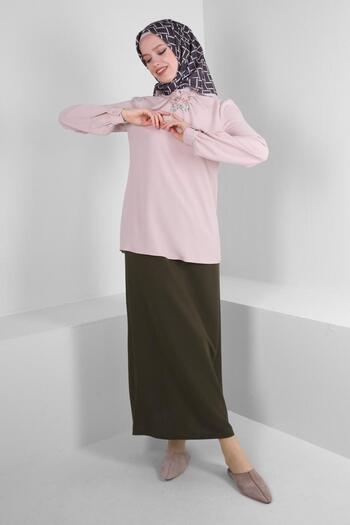 Alvina ELASTIC BELI STRAIGHT CUT SKIRT 60400