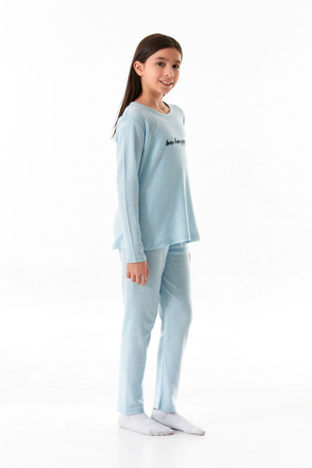 Fulla Moda Set de pijamale pentru fete cu imprimeu Let Love We