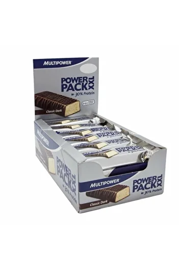 Multipower Power Pack XXL Protein Bar - Classic 60g 24 Pieces Dark Flavored