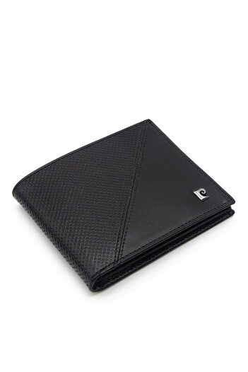 Pierre Cardin Men's Black Leather Wallet 2044Ic2G