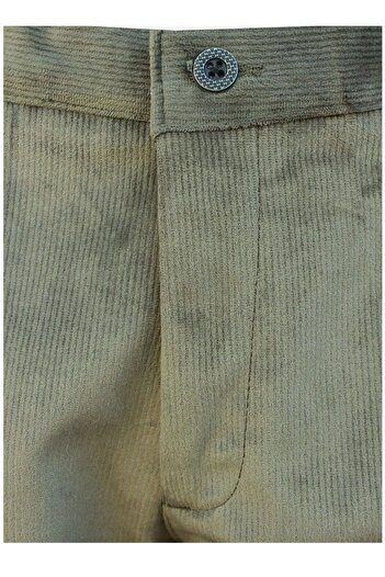 Rewoly Green Velvet Men's Classic Trousers