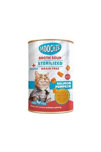 Genel Markalar Moochie Somon Balkabağı Kısır Kedi Çorbası 135 ml