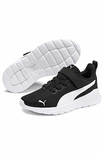Puma Anzarun Lite AC+ PS+PSV Kids Sneaker Shoes372010-01 Black-White