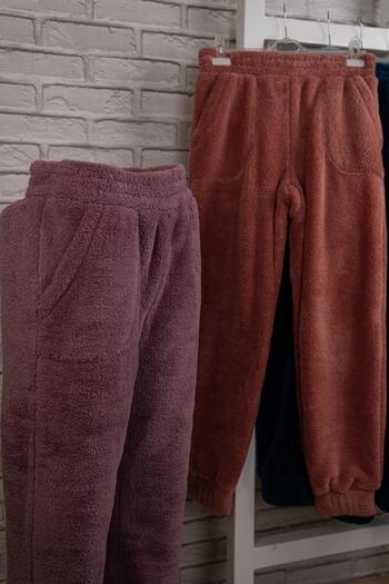 Baveno Plush Drawstring Single Sweatpants