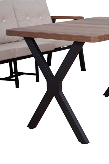 Kırlenta KIRLENTA 110X70X70 YEMEK MASASI , BAHÇE BALKON MOBİLYASI MASASI