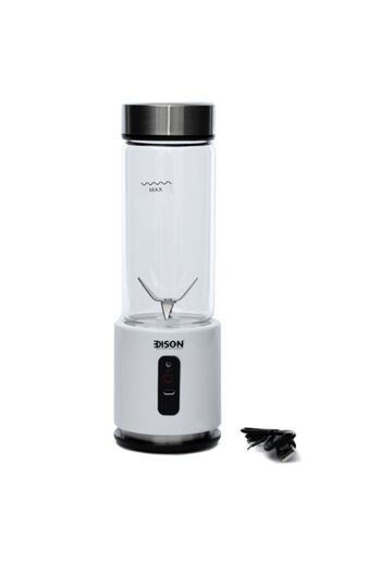 Edison Portable Blender, 350 ml, 100 Watt - White