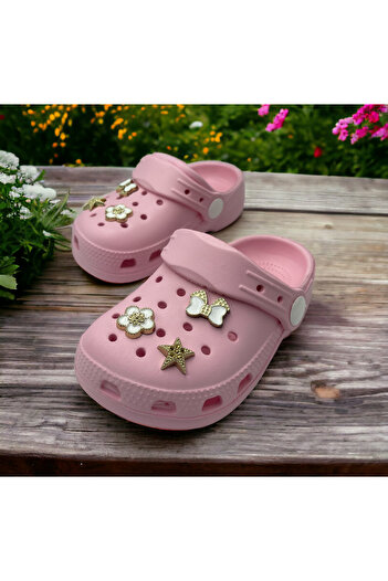 Hızlı Al Baby Girl Stone Sandals Slippers. Baby Girl Stone Cros Slippers.