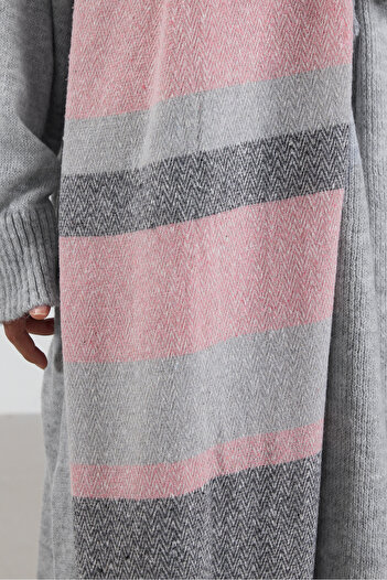 Addax Color Block Shawl Shawl2039-D2
