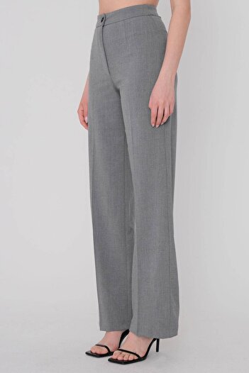 Addax Yüksek Bel Wide Leg Pantolon Pn8130 - Dk14