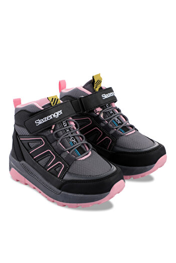 Slazenger Kephas In Girl's Boots Σκούρο Γκρι / Ροζ