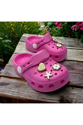 Hızlı Al Baby Girl Stone Sandals Slippers. Baby Girl Stone Cros Slippers.