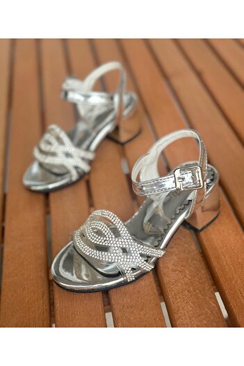 Surpie Shoes Çocuk Topuklu Ayakkabı, Çocuk Abiye Ayakkabı