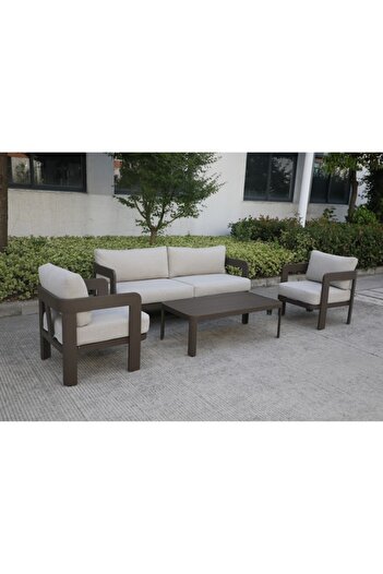 Living Accents 4-Piece 5-Seater Outdoor Seating Set with Coffee Table