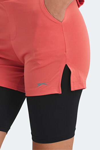 Slazenger SABLE K IN Kadın Taytlı Turuncu Şort