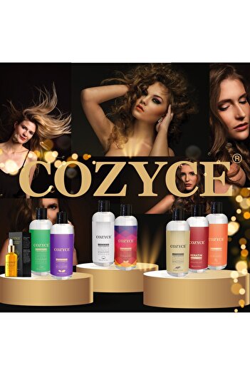 Cozyce Protein Anti-Hair Loss Fast Hair Growth Salt Free Shampoo Sulfate Free - Protein & Keratin