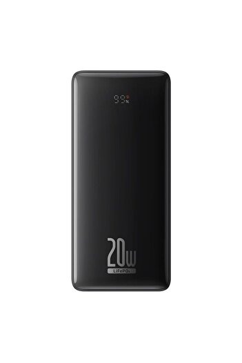 Baseus LiFePO4 Digital Display Power Bank 27600mAh 20W Cluster Black