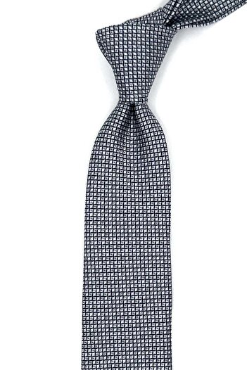 Kravatkolik Gray Dot Pattern Slim Tie Sk7963
