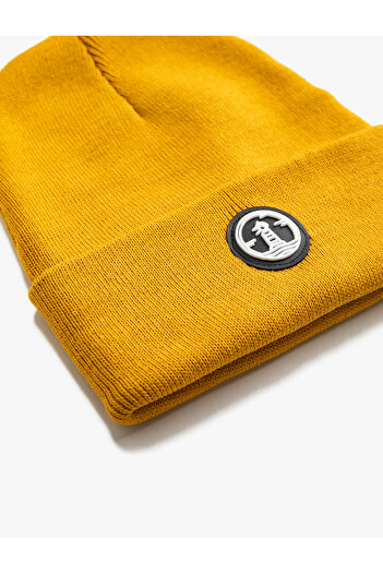 Koton Label Detailed Knitted Beret