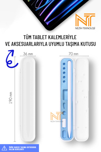 Nezih Case Pencil 1 / 2 Carrying Box Compatible with USB C / Pro / Huawei / Honor and All Tablet Pens