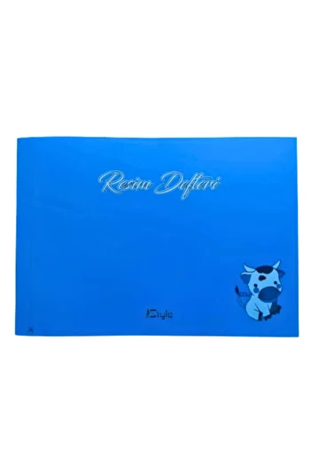 Glanart copertă plastic dimensiune medie 40 coli margine caiet cu velcro 22x31 cm dimensiune 40 coli 1 bucată