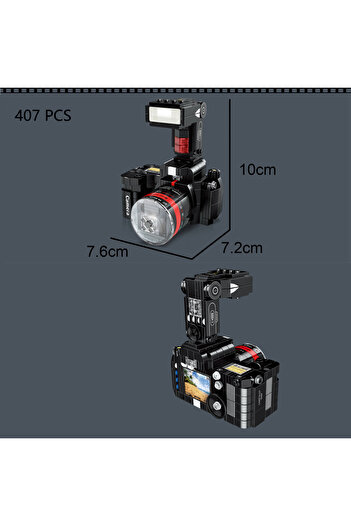 Choice in bag Camera A KNEW BUILT Classic Digital Camera Model Mini Brick Toys for Boys Adult Assembly Desi