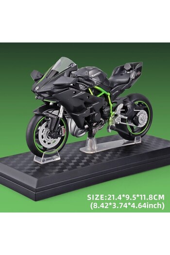 Choice BLACK CCA 1:12 Scale Die Cast Motorcycle Model for Kawasaki Ninja H2R,Motorcycle Model, Kids Moto To
