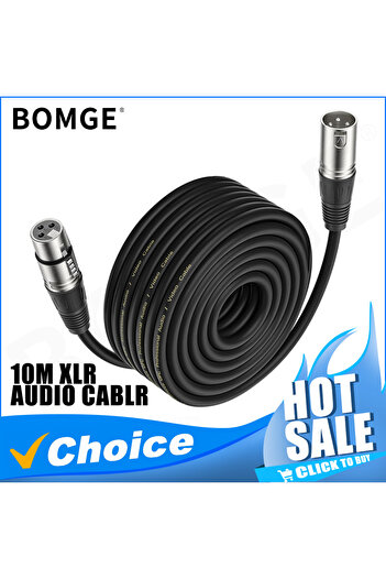 Choice BOMGE 10M audio cable provide good signal transmission performance for home professional recordin...