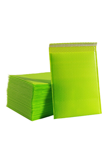 Choice 13*18cm Green 20pcs/lot Bubble Mailers Poly Bubble Mailer Self Seal Padded Envelopes Gift Bags Color