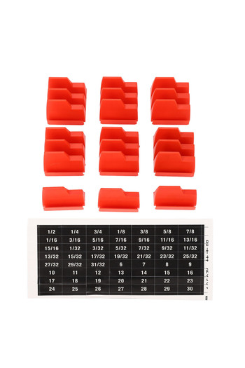 Choice RED Wrench Holder Wrench Rack Holder Capacity Multifunctional Compact ABS Magnetic Modular Wrench Or