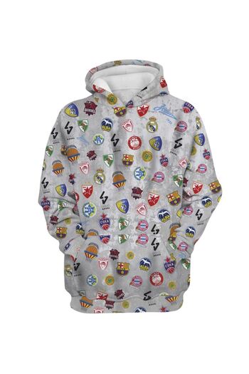 usateamfans Euroleague 3D Oversize Hoodie - Relaxed Fit