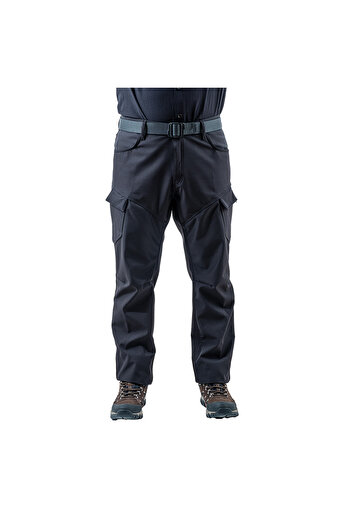 El Biz Softshell Pants with Fleece Inside - Water Windproof - Savage - Black - Tactical Pants