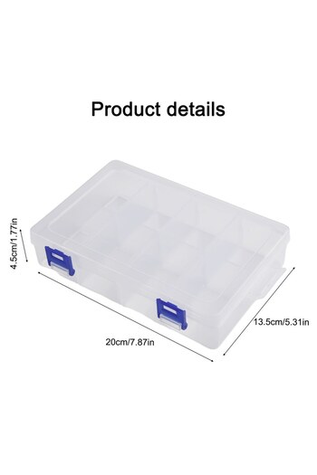 Choice Tools Storage Box Adjustable 8Grids Compartment Plastic Storage Box Screw Holder Case Organizer 2...
