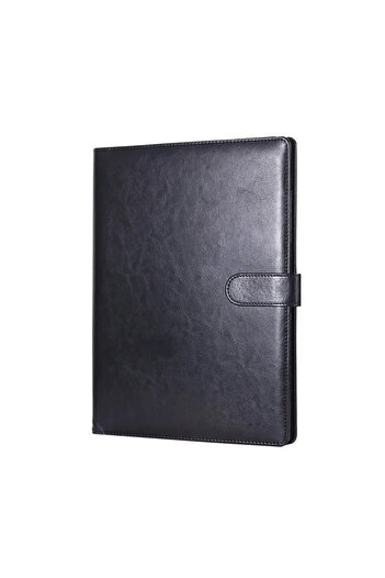 Choice black Multifunctional A4 Conference Folder Business Stationery Folder Leather Contract File Folders