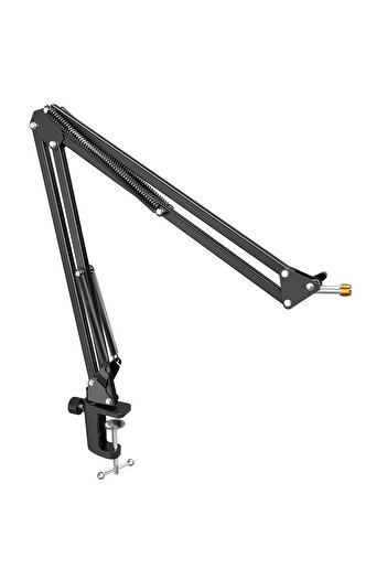 Choice CS1 FIFINE Microphone Arm Boom,Adjustable Suspension Boom with Heavy Duty Clamp,Scissor Mic Stand fo