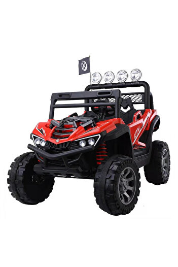 Fab N Funky Classic and Sturdy Battery Operated Rechargeable Car With Remote Control Xgz1088 - Red