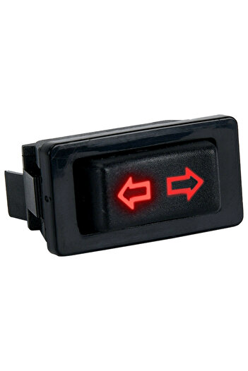 Choice1 Red Switch Only Universal Auto Car Power Window Switch Lifting Switch 5 Pin DC 12V 20A Blue/Red Ligh