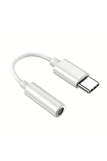 Choice محول صوت USB Type C إلى 3.5 مم باللون الأبيض، كابل USB C إلى كابل صوت Aux، USB Type C إلى 3.5 مم F