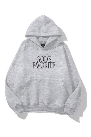 Trendiz Унісекс-светр God's Favorite Gri Melanj