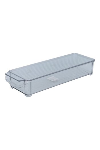 Felli Stackable Easy to Clean High Quality Plastic Refrigerator Organizer with Cover
