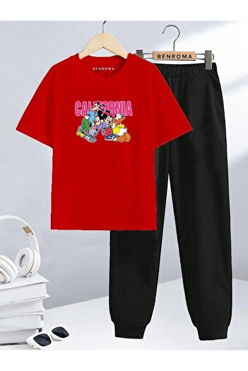 BENROMA Character Printed Children's Tracksuit Set
