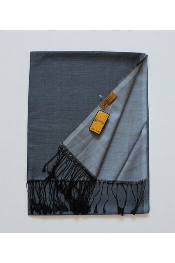 Mısırlı Smoked Cocoon Shawl - Silk Look