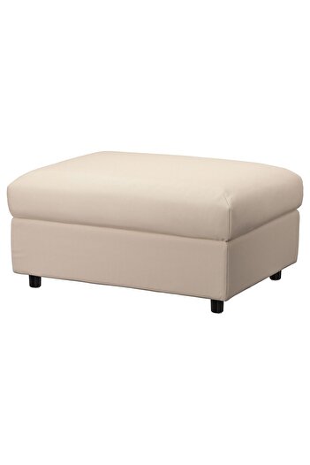 IKEA Saklama Gözlü Puf, Ayak Uzatma Taburesi, Yükseklik: 48 cm  Uzunluk: 98 cm  Genişlik: 73 cm